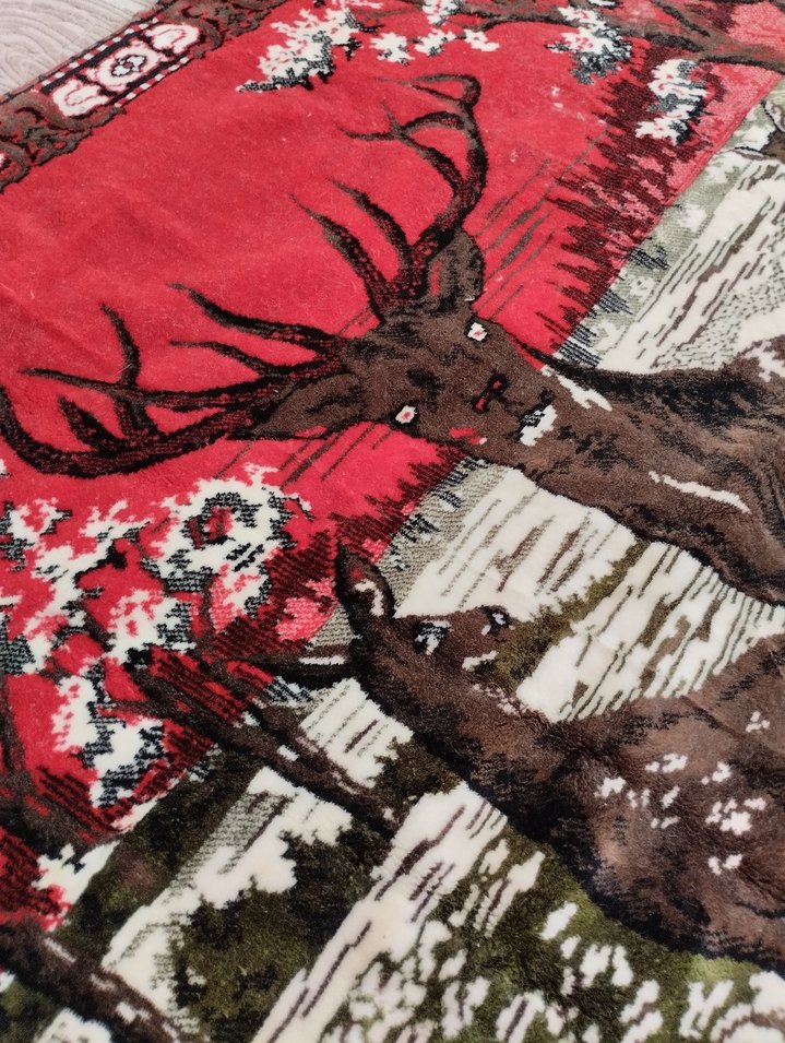 Bordo Desenli Çocuk Battaniyesi - Görsel 5