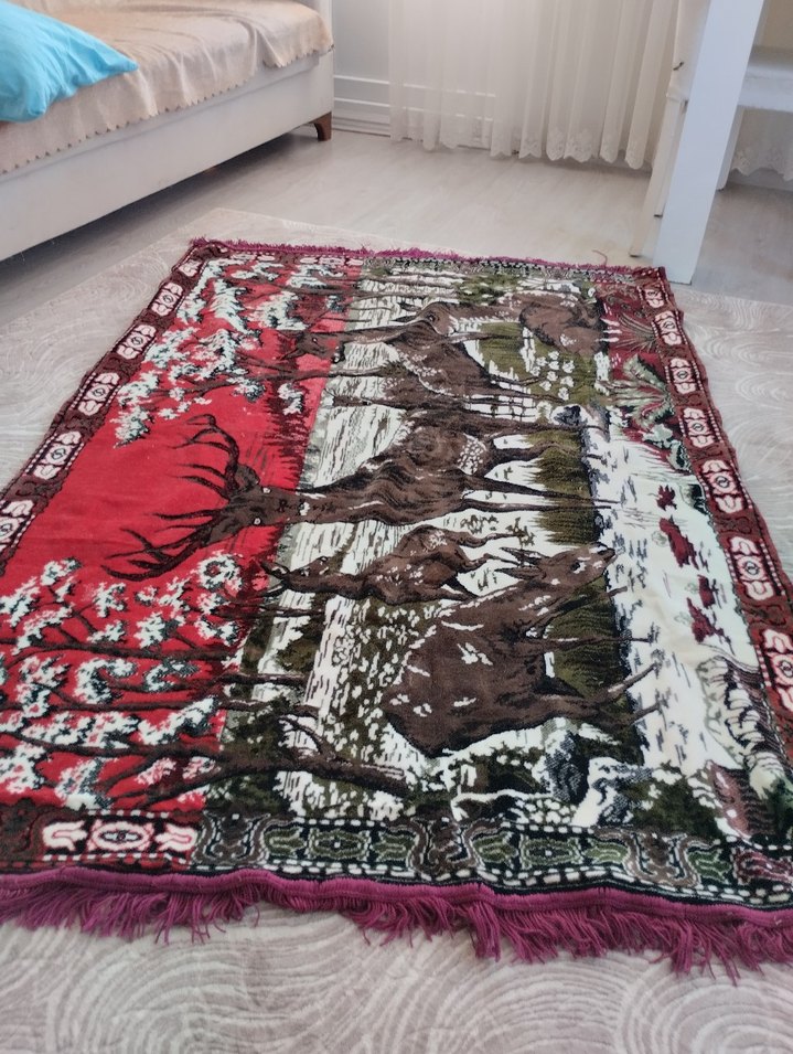 Bordo Desenli Çocuk Battaniyesi - Görsel 4