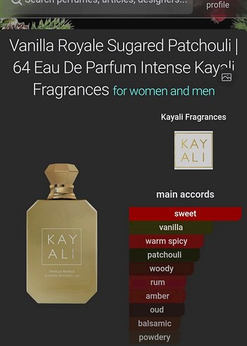 Muscent Kayali Vanilla Royale Sugared Patchouli - Görsel 3