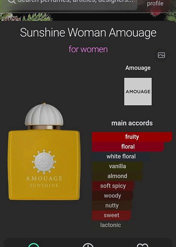 Muscent Amouage Sunshine - Görsel 3