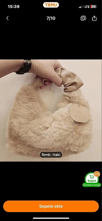 Peluş Çanta