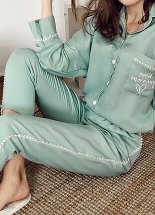 Su yeşili pijama takımı 