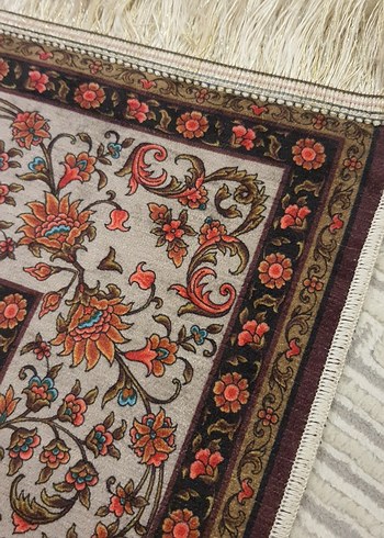 Beden Bordo Desenli Klasik Halı seccade