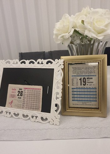 Çerçeve ile birlikte Takvim yaprağı - Görsel 2