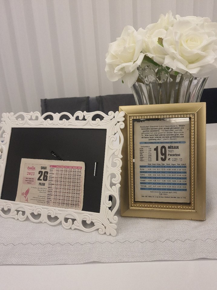 Çerçeve ile birlikte Takvim yaprağı - Görsel 2