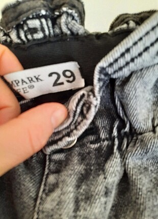 Zara İspanyol paça mom kot