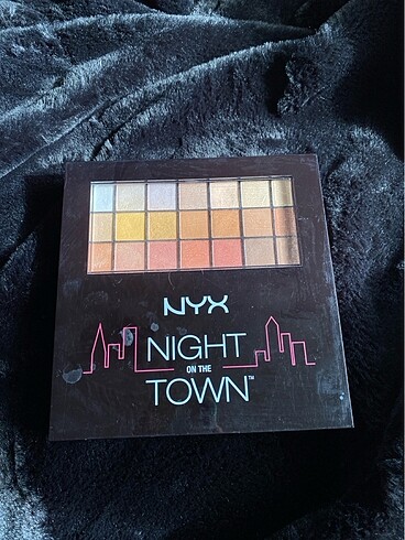 nyx far ve yuz paleti night on the town