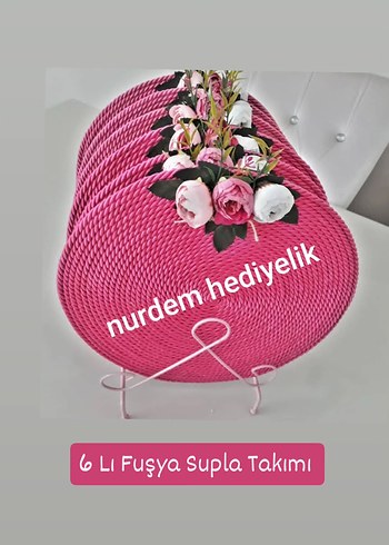 Fuşya Supla Takımı - Görsel 2