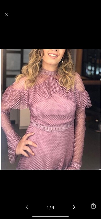 Gülkurusu elbise