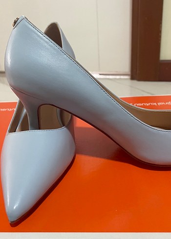 38 Beden Nine West Mavi Stiletto Kadın Ayakkabı