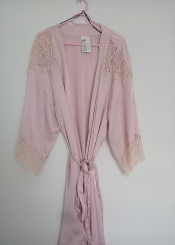 Pembe Bohem Midi Kadın Sabahlık - Görsel 2