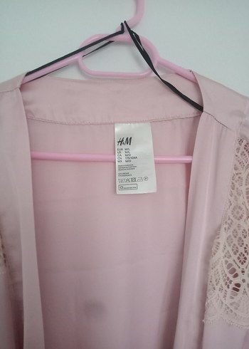 Pembe Bohem Midi Kadın Sabahlık - Görsel 4