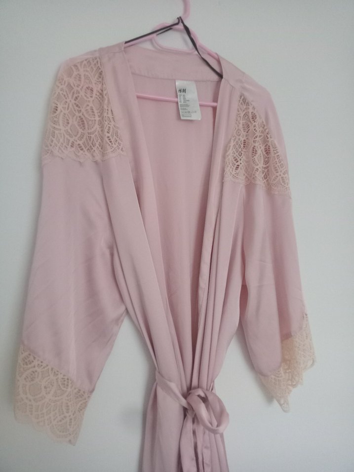 Pembe Bohem Midi Kadın Sabahlık - Görsel 3