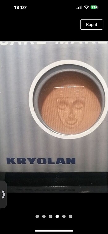 Beden Renk Sıfır yenı orgınal pudra buğday ten buyuk