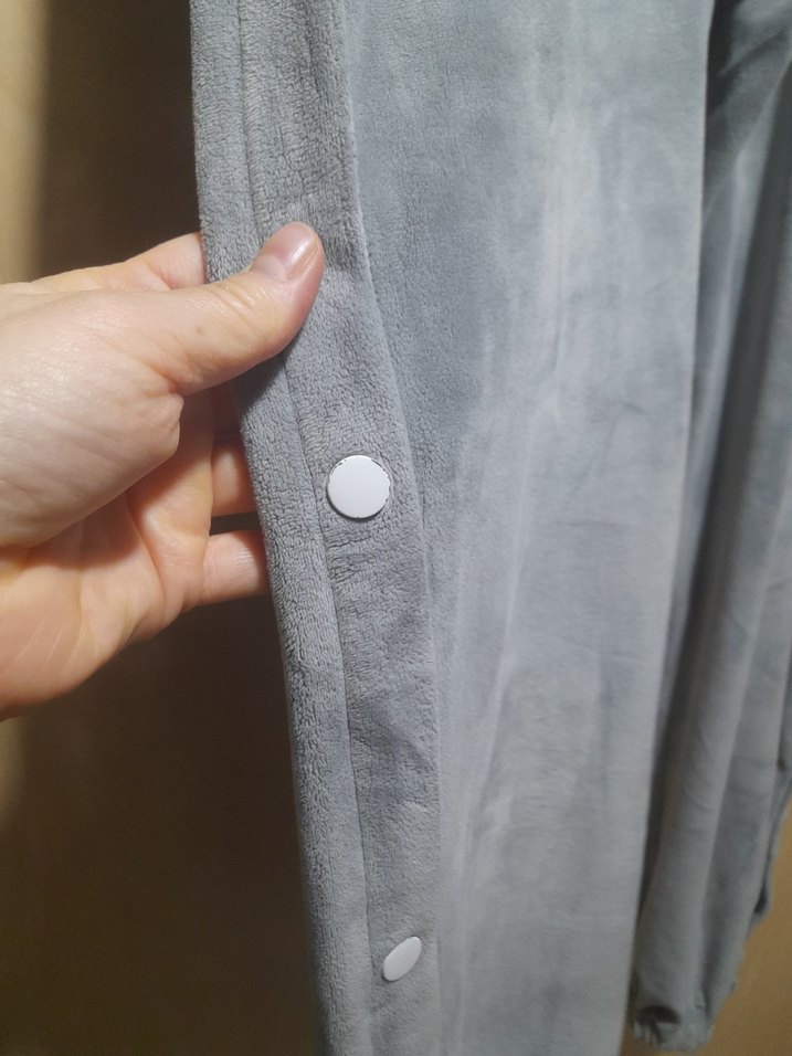 Gri kadife ikili takım - Görsel 3