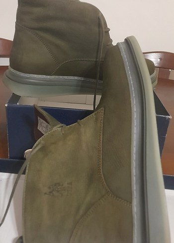 Erkek Süet Haki bot - Görsel 2