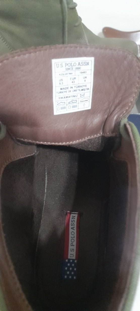 Erkek Süet Haki bot - Görsel 3