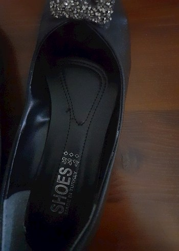 Siyah tokalı babet - Görsel 4