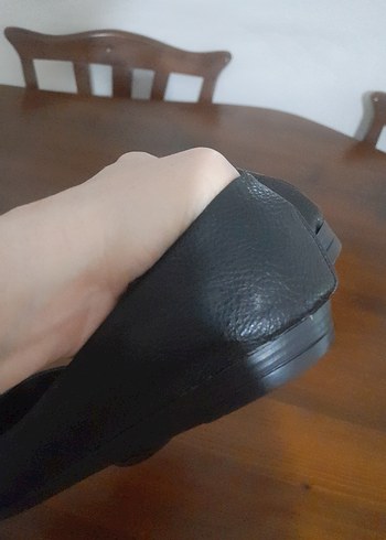 Siyah tokalı babet - Görsel 6