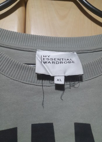yeşil Baskılı Kadın Sweatshirt - Görsel 3