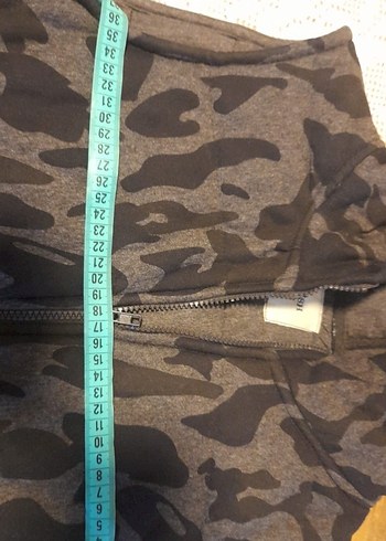 Gri Kapüşonlu Fermuarlı Erkek Sweatshirt - Görsel 6