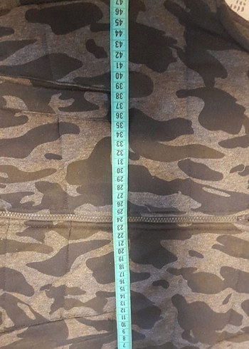 Gri Kapüşonlu Fermuarlı Erkek Sweatshirt - Görsel 5