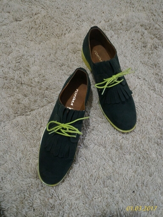 Diğer yeşil Oxford ayakkabı 