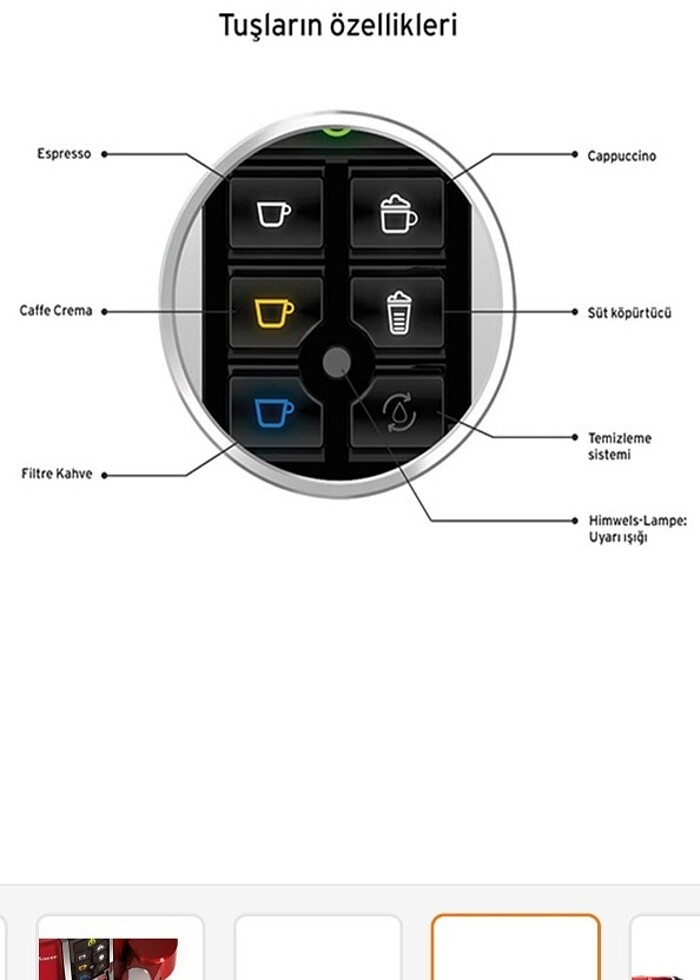 Tchibo tam otomatik kahve makinasi  - Görsel 5