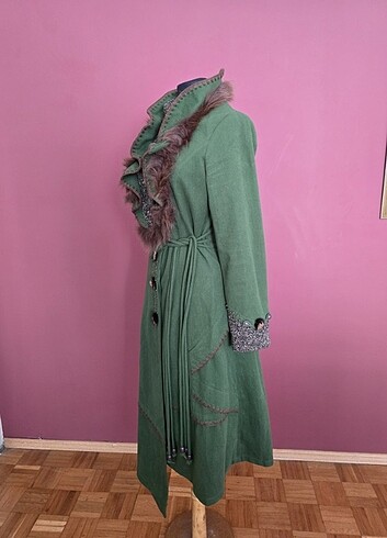 Vintage kaşe kaban - Görsel 4