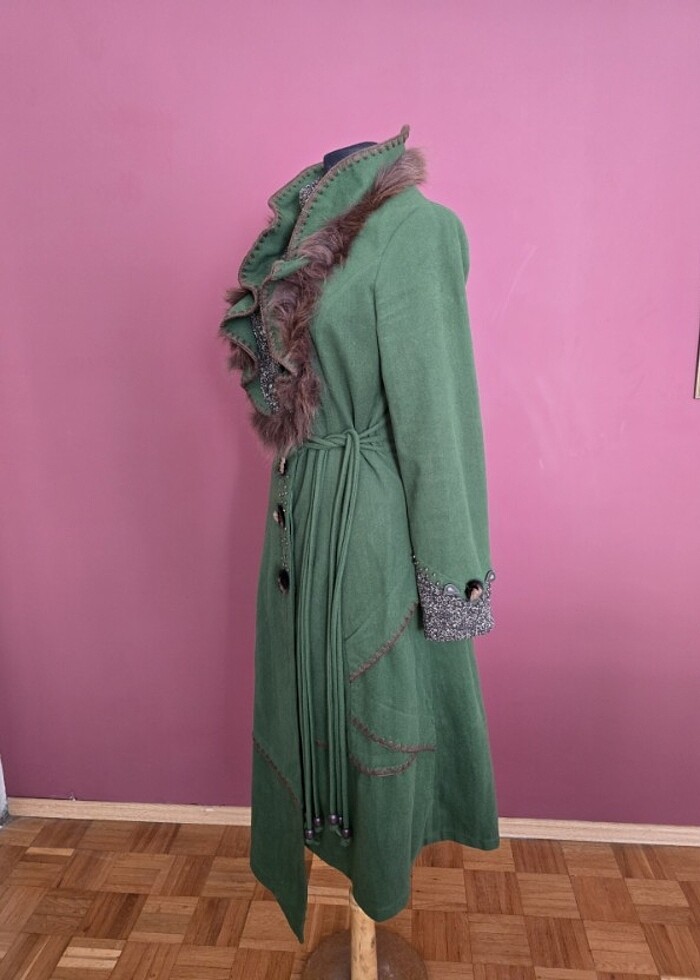 Vintage kaşe kaban - Görsel 4