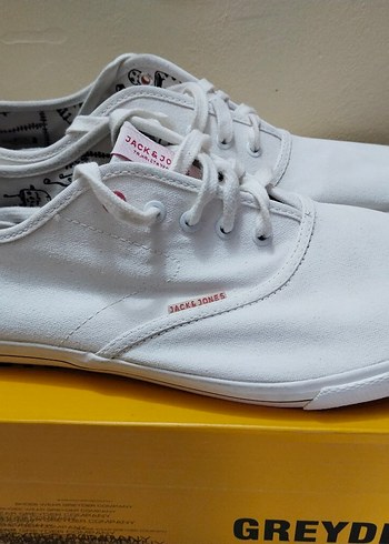 Jack Wolfskin Jack Jones Beyaz Dusuk Bilekli Sneaker 44 Numara