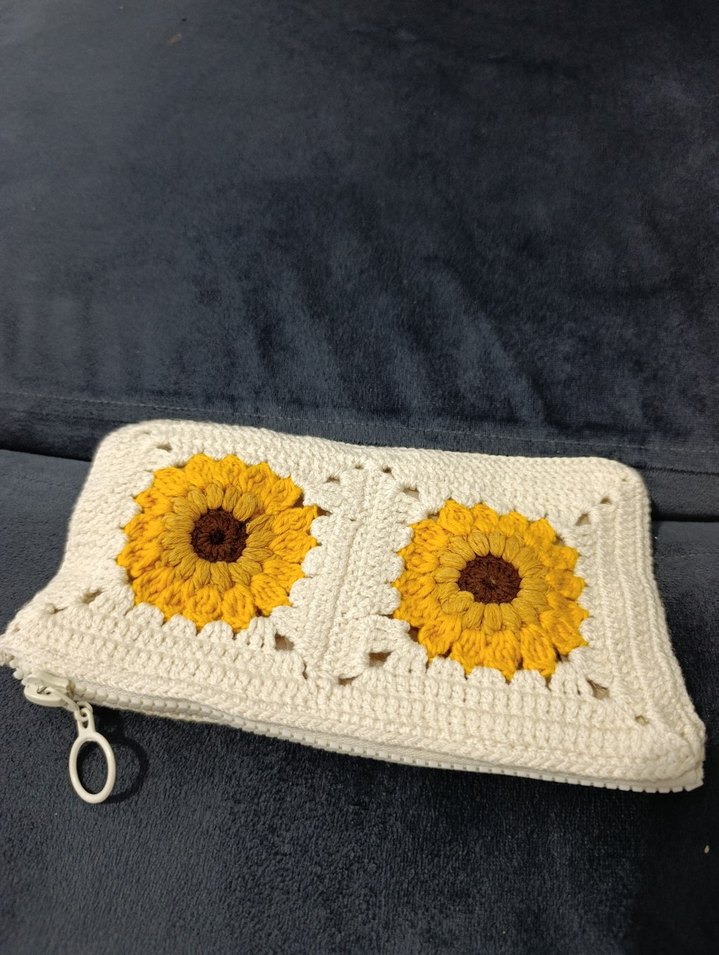 Nakışlı Örgü Bohem Kadın Portföy Çanta - Görsel 3