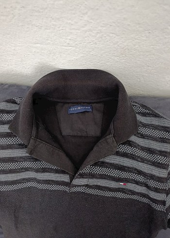 Gri Kısa Kollu Polo Yaka Erkek Tişört - Görsel 3