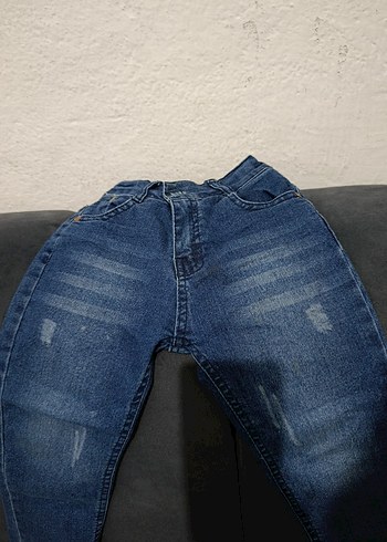 Gevşek Kesim Mavi Erkek Kot Pantolon - Görsel 2