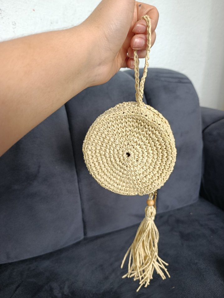 Bej Nakışlı Bohem Kadın Çapraz Çanta - Görsel 3