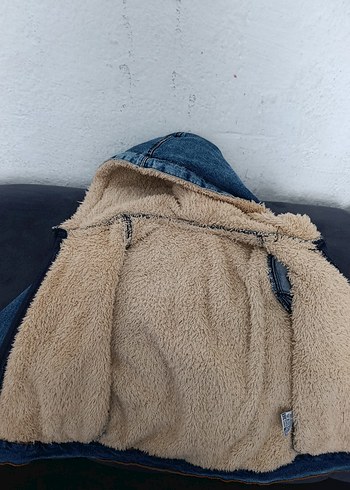 Kapüşonlu Nakışlı Erkek Çocuk Kot Ceket - Görsel 4