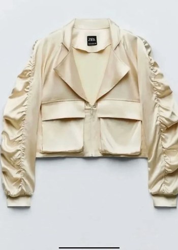 Zara saten ceket