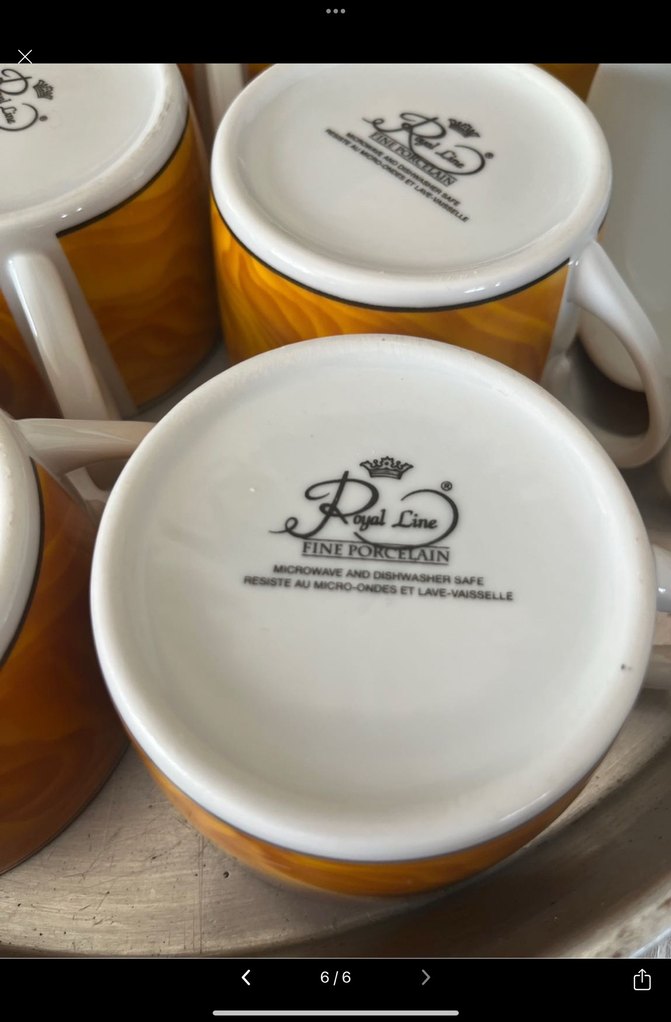 Hollanda Porseleni 11 Parça Fincan - Görsel 5