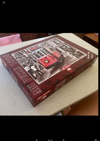 1000 Parça Kırmızı Temalı Puzzle - Görsel 5