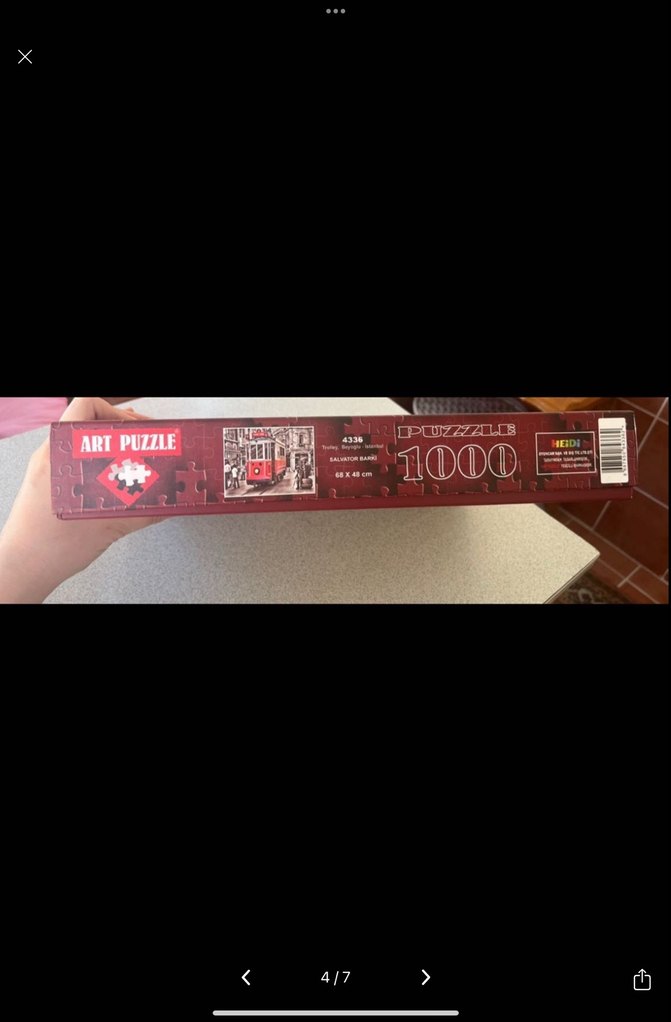 1000 Parça Kırmızı Temalı Puzzle - Görsel 4