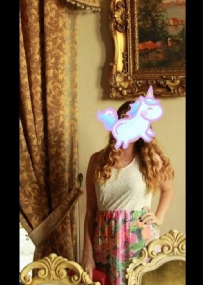 Şifon Etekli Dantel Elbise - Görsel 4