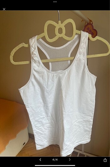 Beyaz Likralı Body Atlet - Görsel 2