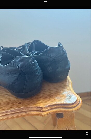 Beverly Hills Siyah Deri Spor Ayakkabı - Görsel 9