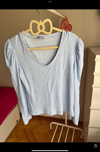 Pinterest Mavi Prenses Kol Kazak - Görsel 4