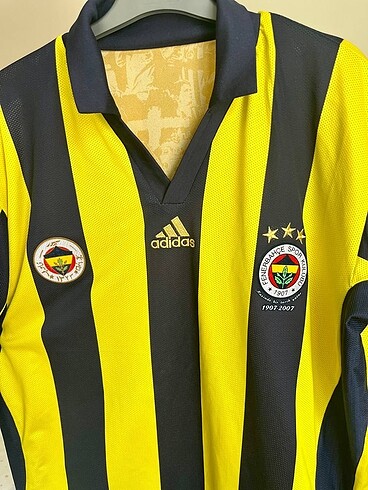 xxl Beden altın Renk Fenerbahçe 100. Yıl 2007 Altın forma