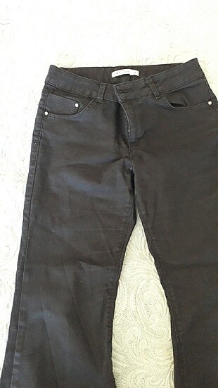 36 Beden Lcv casual siyah ispanyol paca 36R beden standart kalip bol paca