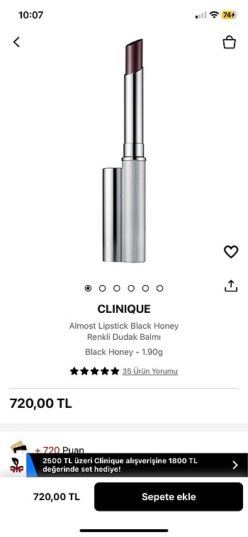 clinique black honey