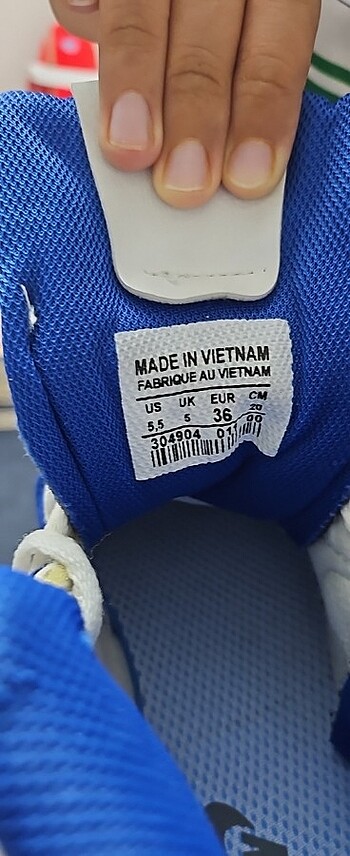 tek ebat Beden mavi Renk Nike Jordan 36 no