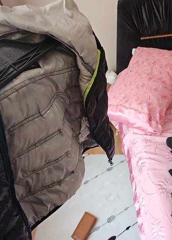 Erkek Çocuk Fermuarlı Gri Kaban - Görsel 4