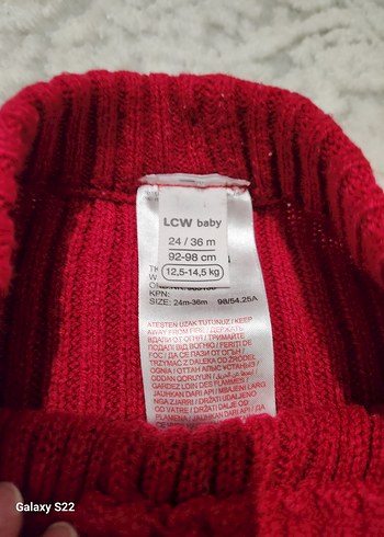 Kız Çocuk Kırmızı Triko Tayt - Görsel 4